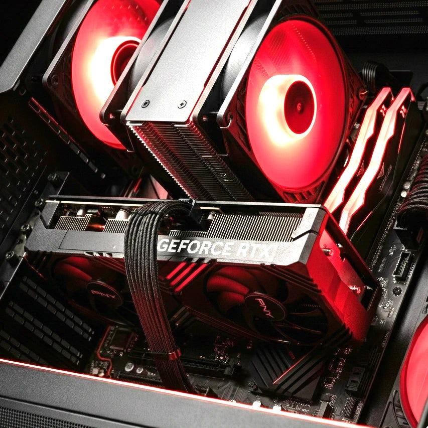 Pro High End Gaming PC | Nvidia RTX 5070 | AMD Ryzen 7 5700X | 32GB RAM | 1TB NVMe SSD | Win 11 Pro | WiFi 6E
