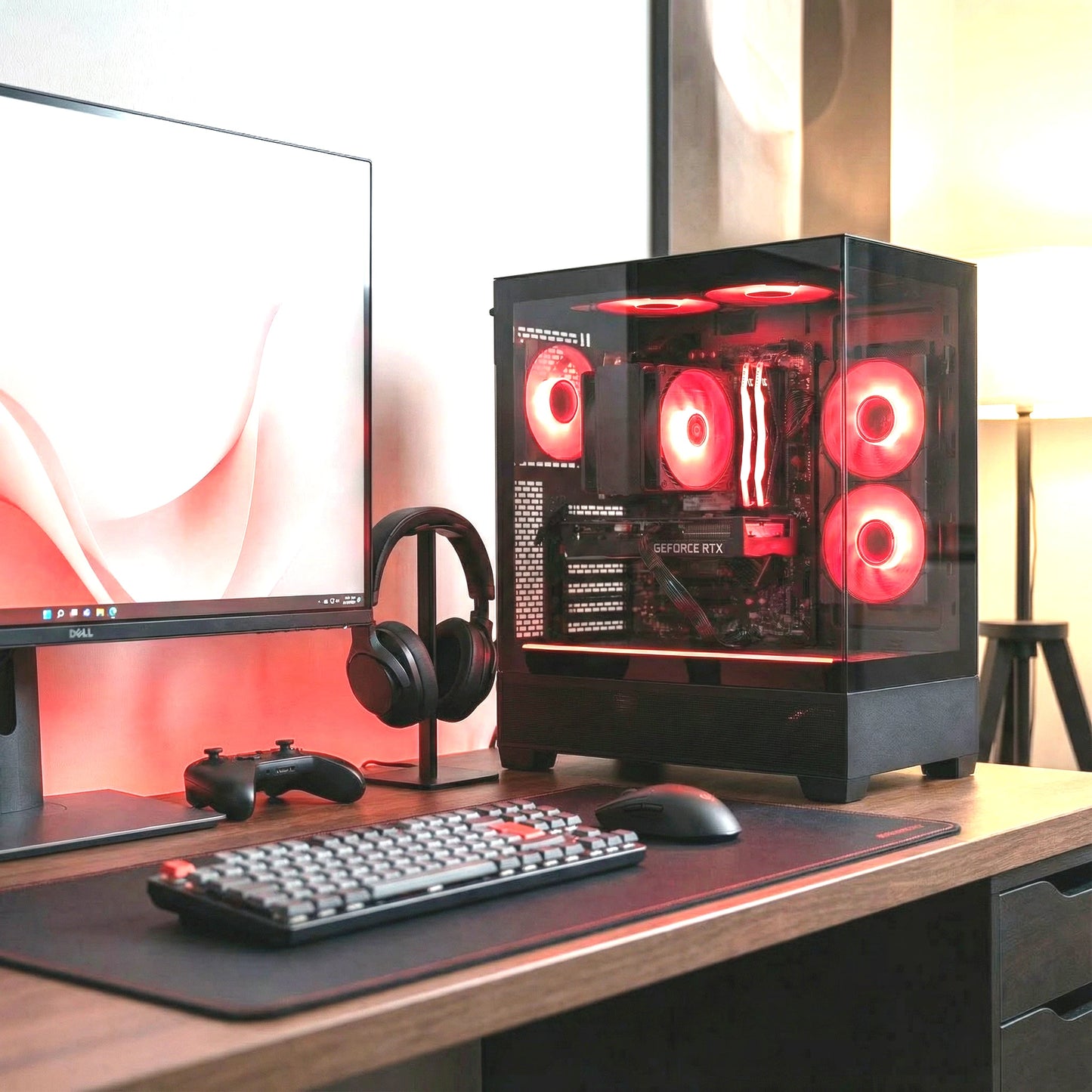 Competitive High End Gaming PC | Nvidia RTX 5060 | AMD Ryzen 7 5700X | 32GB RAM | 1TB NVMe SSD | Win 11 Pro | WiFi 6E