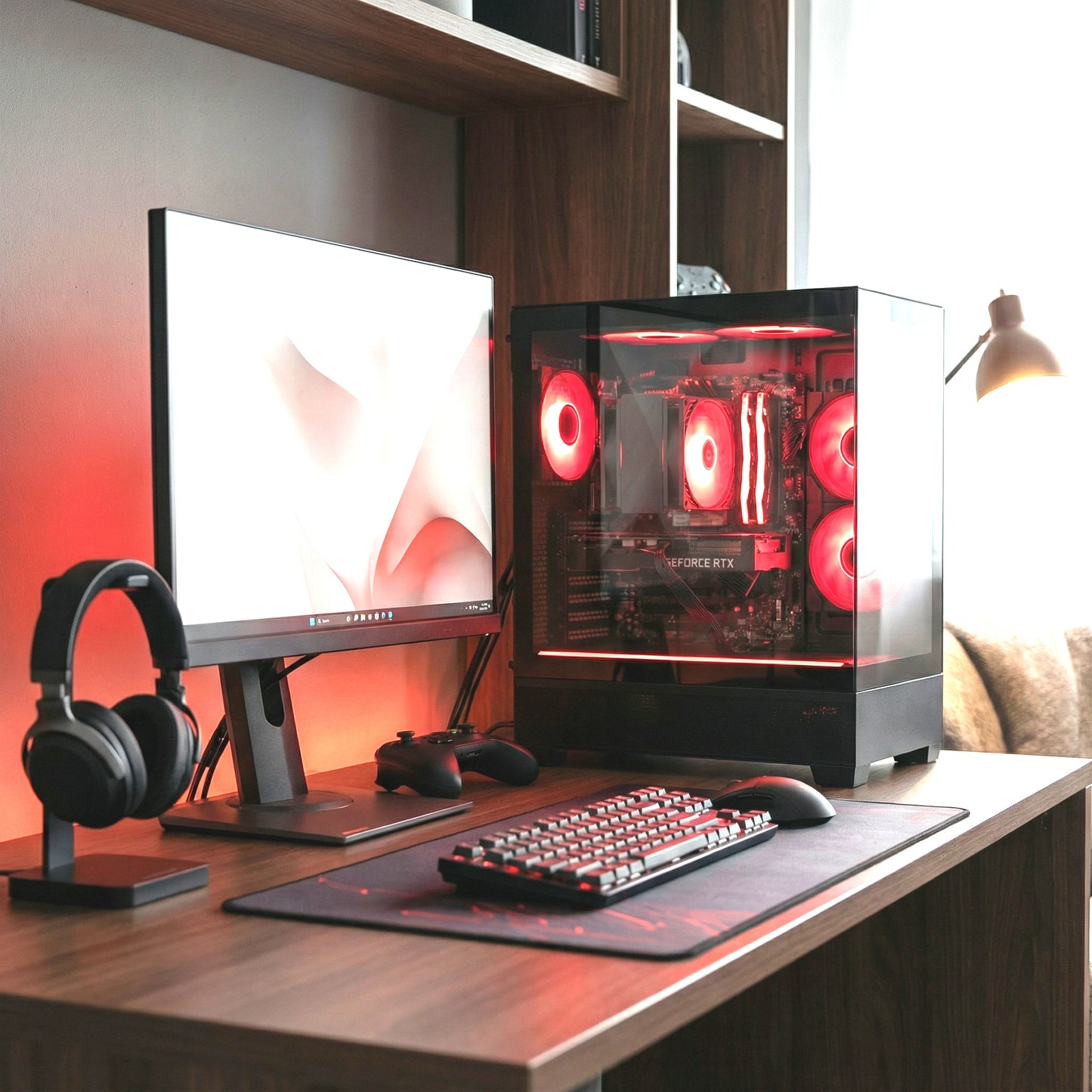 Competitive High End Gaming PC | Nvidia RTX 5060 | AMD Ryzen 7 5700X | 32GB RAM | 1TB NVMe SSD | Win 11 Pro | WiFi 6E